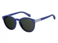 Солнцезащитные очки Polaroid PLD 6034/S PJP51M9 Синий, Круглая - 1