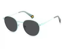 Солнцезащитные очки Polaroid PLD 6171/S MVU51M9 Бирюзовый, Круглая - 1