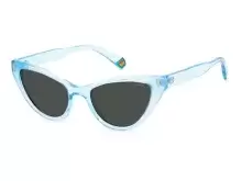 Солнцезащитные очки Polaroid PLD 6174/S MVU52M9 Синий, Кошачий глаз - 1