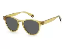 Солнцезащитные очки Polaroid PLD 6175/S 40G51M9 Желтый, Круглая - 1