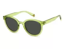 Солнцезащитные очки Polaroid PLD 6185/S 6DX52M9 Зеленый, Круглая - 1