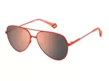 Солнцезащитные очки Polaroid PLD 6187/S C9A60JQ Красный, Авиатор - 1