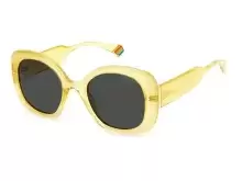 Солнцезащитные очки Polaroid PLD 6190/S 40G52M9 Желтый, Круглая - 1