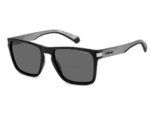Сонцезахисні окуляри Polaroid PLD 2139/S O6W56M9 Сірий, Чорний, Вайфарер - 1