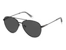 Сонцезахисні окуляри Polaroid PLD 4142/G/S/X 80760M9 Чорний, Авіатор - 1