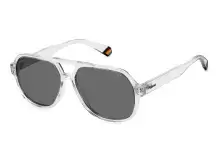 Сонцезахисні окуляри Polaroid PLD 6193/S 90057M9 Прозорий, Авіатор - 1
