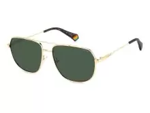 Сонцезахисні окуляри Polaroid PLD 6195/S/X J5G58UC Золотий, Авіатор - 1