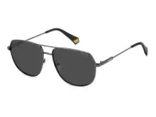 Сонцезахисні окуляри Polaroid PLD 6195/S/X KJ158M9 Срібний, Авіатор - 1