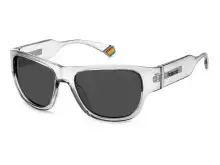 Сонцезахисні окуляри Polaroid PLD 6197/S KB755M9 Сірий, Прямокутна - 1