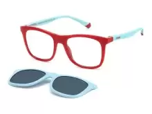 Сонцезахисні окуляри Polaroid PLD 8055/CS 4E346C3 дитячі Синій, Червоний, Вайфарер - 1