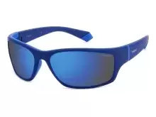 Сонцезахисні окуляри Polaroid PLD 2135/S ZX9655X Синій, Спортивна - 1