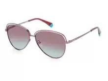 Сонцезахисні окуляри Polaroid PLD 4103/S B3V58JR Фіолетовий, Aviator - 1