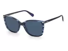 Сонцезахисні окуляри Polaroid PLD 4108/S JBW55C3 Синій, Wayfarer - 1