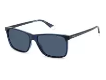 Сонцезахисні окуляри Polaroid PLD 4137/S PJP58C3 Синій, Прямокутна - 1