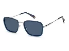 Сонцезахисні окуляри Polaroid PLD 6146/S PJP55C3 Срібний, Синій, Narrow - 1