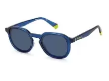 Сонцезахисні окуляри Polaroid PLD 6162/S PJP52C3 Синій, Round - 1