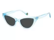 Сонцезахисні окуляри Polaroid PLD 6174/S MVU52M9 Синій, Котяче око - 1