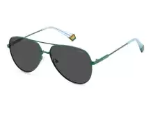 Сонцезахисні окуляри Polaroid PLD 6187/S 1ED60M9 Зелений, Авіатор - 1