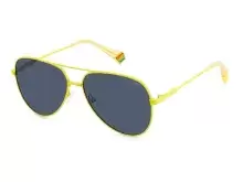Сонцезахисні окуляри Polaroid PLD 6187/S 40G60C3 Жовтий, Авіатор - 1