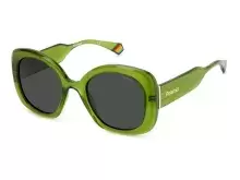 Сонцезахисні окуляри Polaroid PLD 6190/S 1ED52M9 Зелений, Кругла - 1