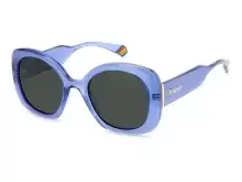 Сонцезахисні окуляри Polaroid PLD 6190/S MVU52M9 Синій, Кругла - 1