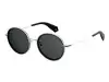 Солнцезащитные очки Polaroid PLD 6079/F/S 80753M9 Черный, Серебряный, Round - 1
