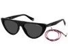 Солнцезащитные очки Polaroid PLD 6108/S 80754M9 Черный, Cat Eye - 1