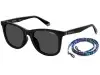 Солнцезащитные очки Polaroid PLD 6112/F/S 80753M9 Черный, Wayfarer - 1