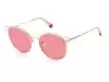 Солнцезащитные очки Polaroid PLD 6152/G/S EYR550F Золотой, Розовый, Round - 1