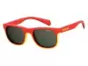 Солнцезащитные очки Polaroid PLD 8035/S C9A45M9 Красный, Wayfarer - 1