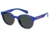 Солнцезащитные очки Polaroid PLD 8040/S RTC44M9 Синий, Round - 1