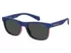Солнцезащитные очки Polaroid PLD 8041/S RTC47M9 Синий, Wayfarer - 1