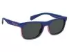 Солнцезащитные очки Polaroid PLD 8041/S RTC47M9 Синий, Wayfarer - 3