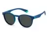 Солнцезащитные очки Polaroid PLD 8048/S 46545M9 Синий, Round - 1