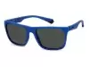 Солнцезащитные очки Polaroid PLD 2141/S DOF57M9 Синий, Черный, Вайфарер - 1