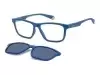 Солнцезащитные очки Polaroid PLD 2147/CS FLL55C3 Синий, Прямоугольная - 1