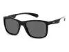 Солнцезащитные очки Polaroid PLD 8053/S 9HT49M9 детские Бежевый, Черный, Прямоугольная - 1