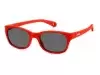 Солнцезащитные очки Polaroid PLD K006/S C9A44M9 детские Красный, Прямоугольная - 1