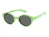 Солнцезащитные очки Polaroid PLD K007/S 1ED42M9 детские Зеленый, Круглая - 1