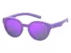 Солнцезащитные очки Polaroid PLD 8019/S/SM B3V42MF Фиолетовый, Круглая - 1