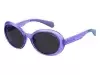 Солнцезащитные очки Polaroid PLD 8033/S B3V49C3 Фиолетовый, Круглая - 1