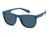 Солнцезащитные очки Polaroid PLD 8049/S CLP49C3 Синий, Вайфарер - 1