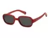 Солнцезащитные очки Polaroid PLD K003/S C9A43M9 Красный, Прямоугольная - 1