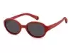 Солнцезащитные очки Polaroid PLD K004/S C9A42M9 Красный, Круглая - 1