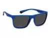Сонцезахисні окуляри Polaroid PLD 2141/S DOF57M9 Синій, Чорний, Вайфарер - 2
