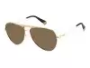 Сонцезахисні окуляри Polaroid PLD 6200/S/X Y3R61SP Золотий, Бежевий, Авіатор - 1