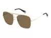 Сонцезахисні окуляри Polaroid PLD 6201/S/X YYH59SP Золотий, Бежевий, Вайфарер - 1