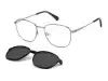 Сонцезахисні окуляри Polaroid PLD 6205/CS V8155M9 Срібний, Чорний, Вайфарер - 1