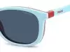 Сонцезахисні окуляри Polaroid PLD 8054/CS 4E347C3 дитячі Синій, Червоний, Прямокутна - 6