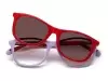 Сонцезахисні окуляри Polaroid PLD 8054/CS 7PR47KL дитячі Фіолетовий, Червоний, Прямокутна - 4